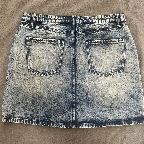 Button Down Refuge Jean Skirt Size L - Picture 2 of 7